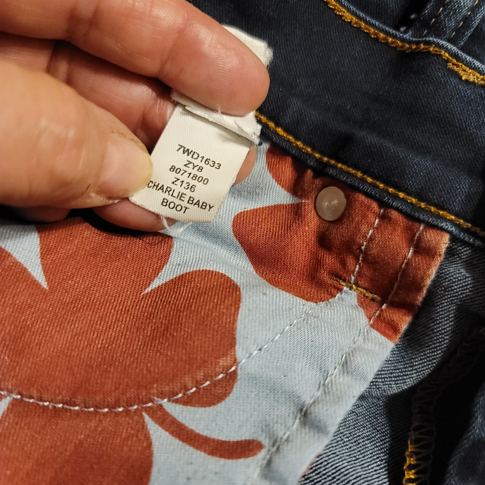 LUCKY BRAND CHARLIE BABY BOOT JEAN Vintage Low Rise Boot Cut Denim stretch comfy - Picture 9 of 16
